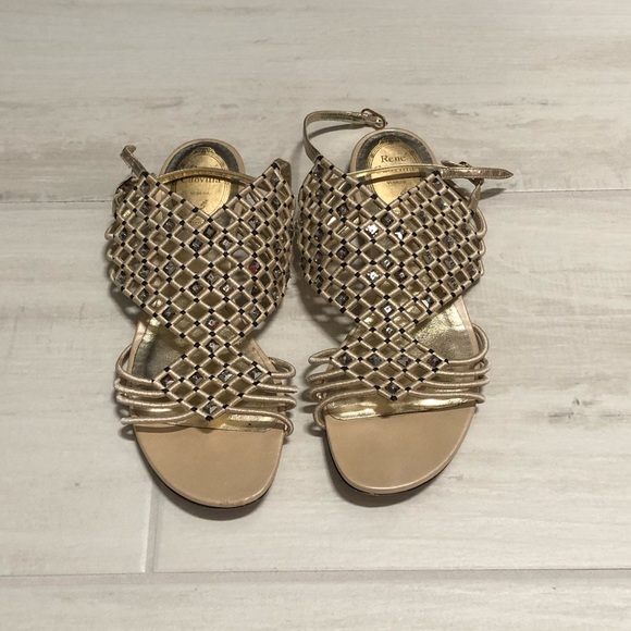 Rene Caovilla leather sandal with crystal details - Picture 3 of 9